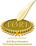 Resume Writing Industry Award 2015